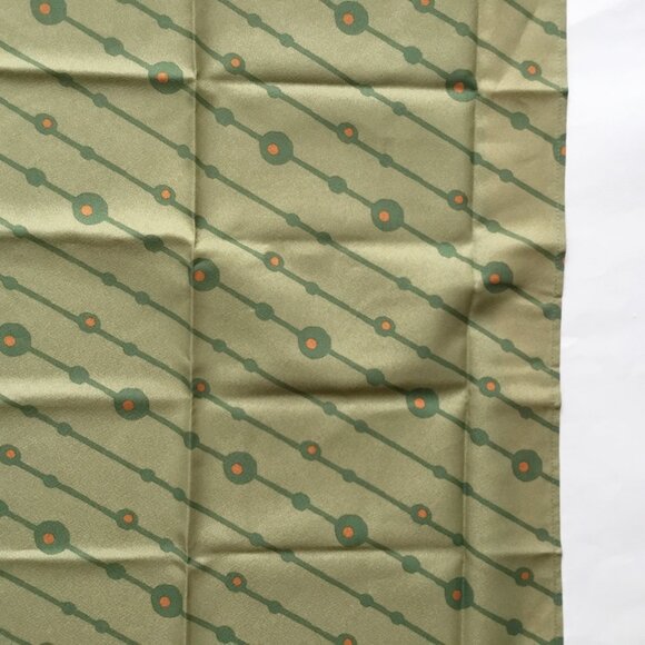 Hoshino Resorts KAI Kinugawa Green Olive Printed Furoshiki Scarf Wrapping Cloth - Picture 3 of 6